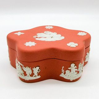 Wedgwood Terracotta Jasperware Pentefoil Box