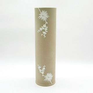 Wedgwood Light Taupe Jasperware Prunus Vase