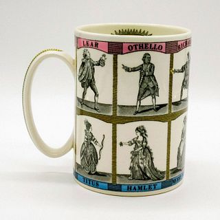 Vintage Wedgwood Porcelain Mug, William Shakespeare