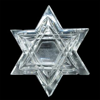 Waterford Crystal Paperweight, Star of David