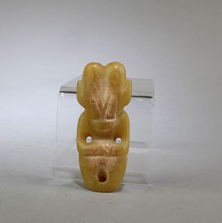 A Carved Jadestone Ornament