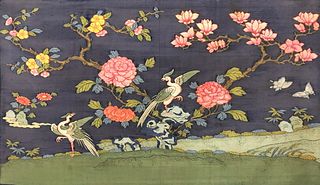 A Chinese Embroidery. Dimension: 76 cm x 133 cm