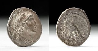 Greek AR Silver Antiochos VII Tetradrachm Coin