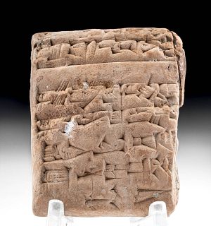 Old Babylonian Clay Cuneiform Tablet