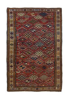 Antique Kazak Rug, 4'1'' x 6'2''