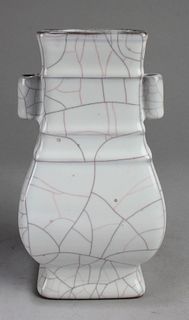 Chinese Ruyao Crackleware Porcelain Vase