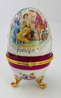 Porcelain Egg Trinket Box