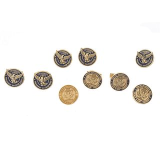 Presidential Seal Cufflinks and Tie Pins
