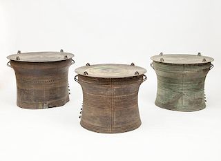 Three Shan Tribal Rain Drums, Modern