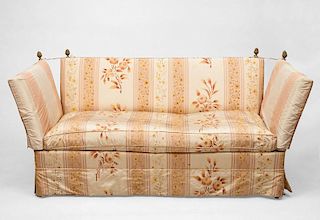 Knole Sofa in Floral Upholstery