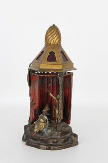Franz Bergman Orientalist Vienna Bronze Lamp