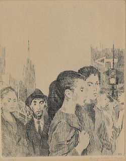 Raphael Soyer "The Group"
