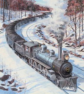 J. Craig Thorpe (B. 1948) West Virginia Locomotive
