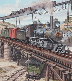 J. Craig Thorpe (B. 1948) South Dakota Locomotive