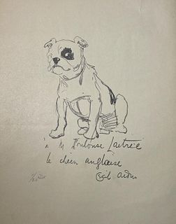 Henri Toulouse-Lautrec (After) - Le Chien Anglaise