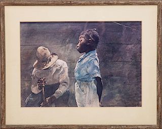 After Andrew Wyeth (1917-2009): Granddaughter