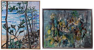Herman Spertus (American, 1901-2006) Oils on Canvas
