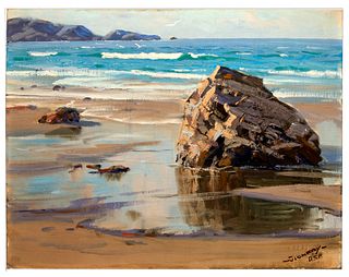 Charles Vickery (American, 1913-1998) Oil on Canvas Board