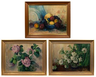 Ruth Norling (American, 20th Century) Oil on Canvas Board Assortment