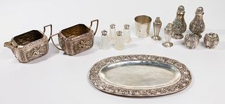 Sterling and European (800) Silver Object Assortment