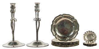 Pewter and Metal Object Assortment