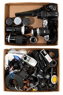 Nikon Camera and Accessory Assortment