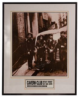 Cavern Club Signed 'Peter Best' Lithograph