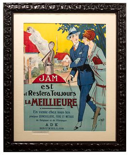 Francois & Victor Clerice (French, 1880-1947) Lithograph Poster