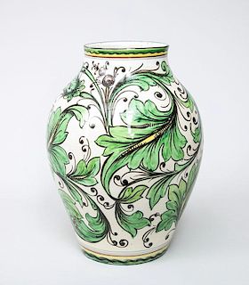 Italian Pottery Painted Vase