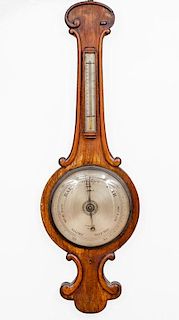 Victorian Rosewood Wheel Barometer