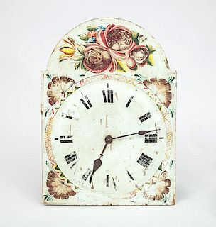 Painted Wood Breakarch Clock Face
