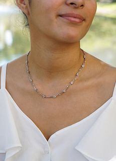 14k Heart Diamond Necklace