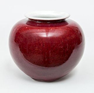 Gerry Williams Copper Red-Glazed Porcelain Vase