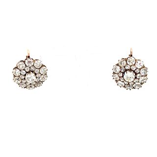 Victorian 18k Diamond EarringsÂ 