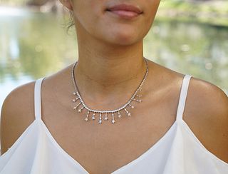 14k Star Diamond Necklace