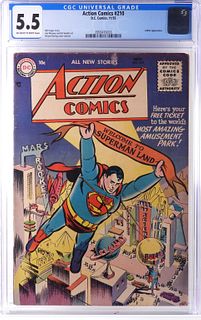 DC Comics Action Comics #210 CGC 5.5