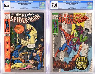 2PC Marvel Comics Amazing Spider-Man #96 #97 CGC