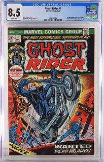 Marvel Comics Ghost Rider #1 CGC 8.5