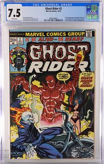 Marvel Comics Ghost Rider #2 CGC 7.5