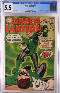 DC Comics Green Lantern #59 CGC 5.5