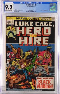 Marvel Comics Hero For Hire #5 CGC 9.2