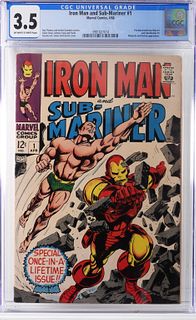 Marvel Comics Iron Man and Sub-Mariner #1 CGC 3.5