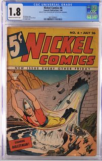 Fawcett Publications Nickel Comics #6 CGC 1.8