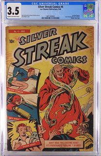 Lev Gleason Pub. Silver Streak Comics #4 CGC 3.5