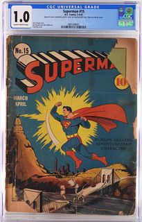 DC Comics Superman #15 CGC 1.0