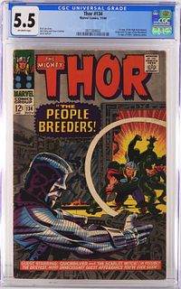 Marvel Comics Thor #134 CGC 5.5