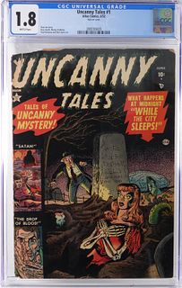 Atlas Comics Uncanny Tales #1 CGC 1.8