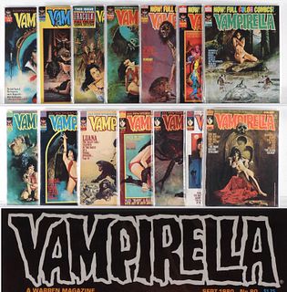 68PC Warren Publishing Vampirella #18-#91 Group