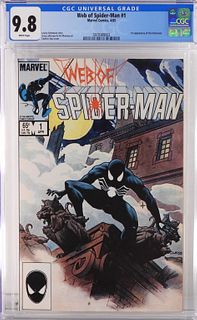 Marvel Comics Web of Spider-Man #1 CGC 9.8