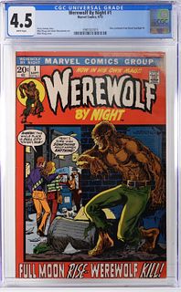 Marvel Comics Werewolf By Night #1 CGC 4.5